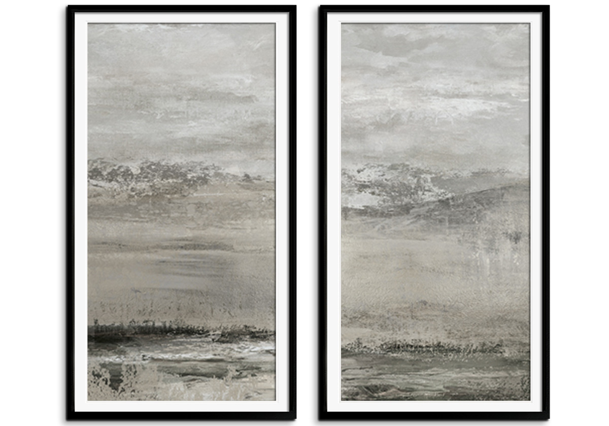 Pewter Coastline II by 