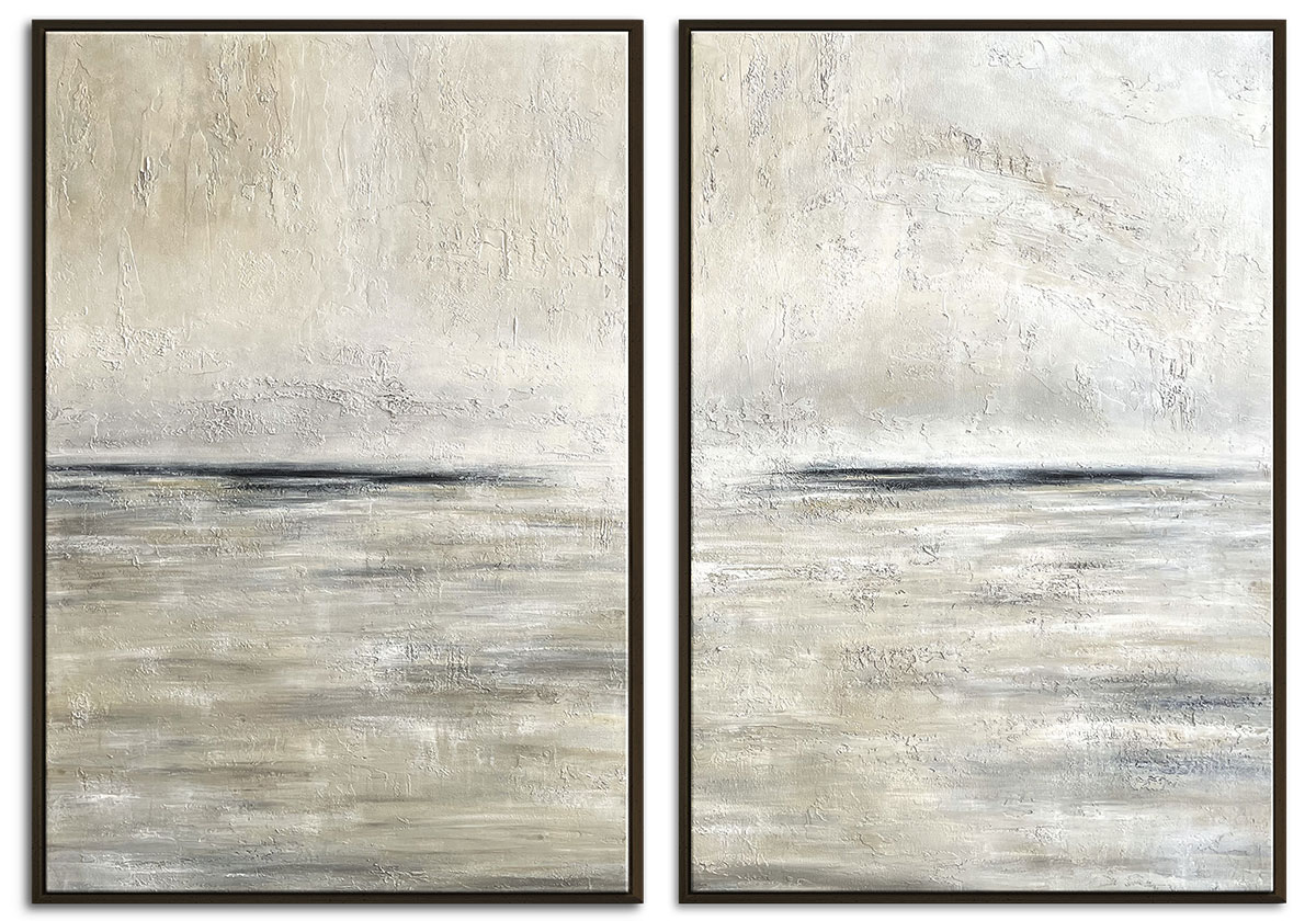 Almost Meeting - Diptych by 