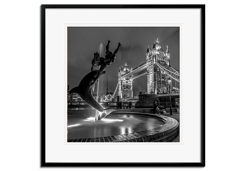 Tower Bridge by Night by 