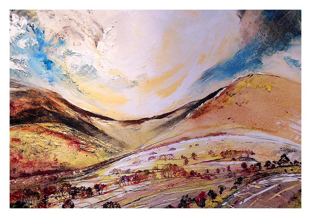 Newlands Pass - Original painting  by 