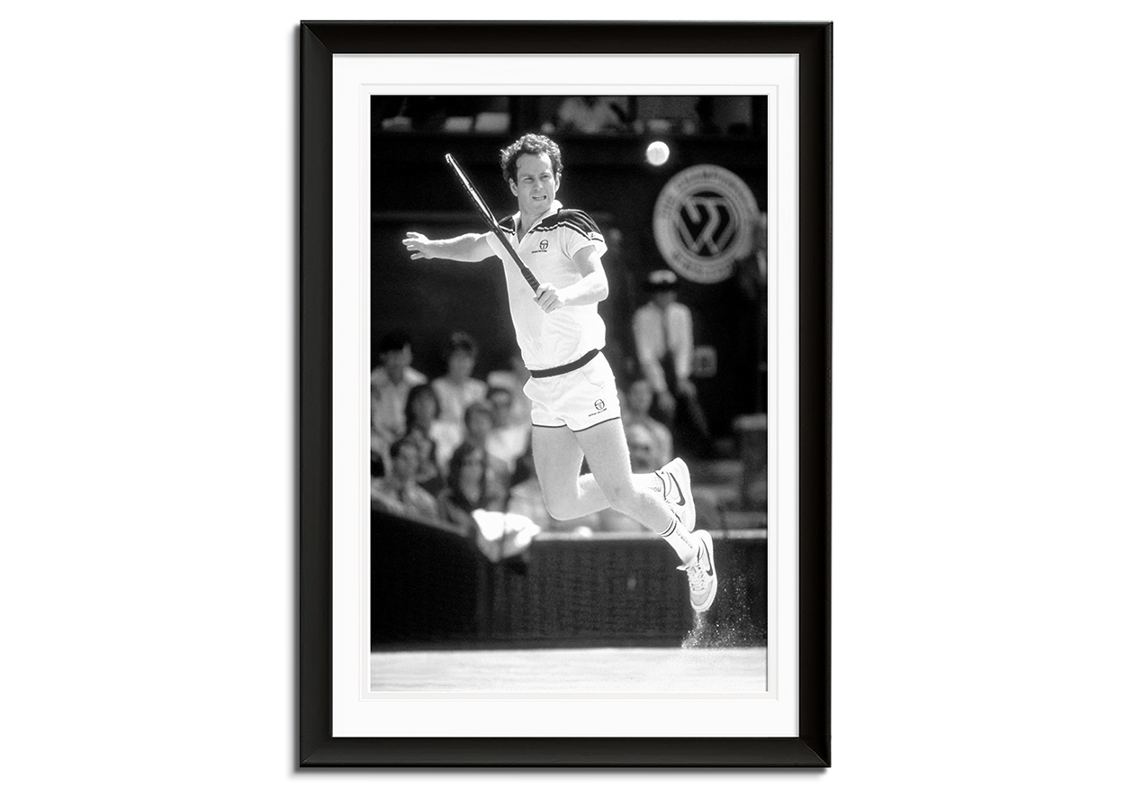 John McEnroe at Wimbledon by 