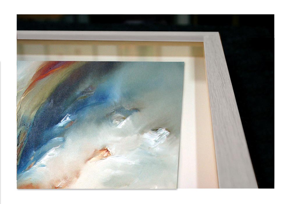 Span - Floating framed print  by 