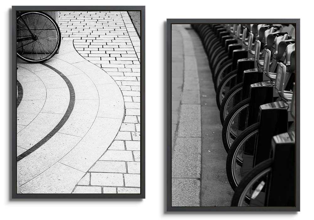 London Black & White abstract set  by 