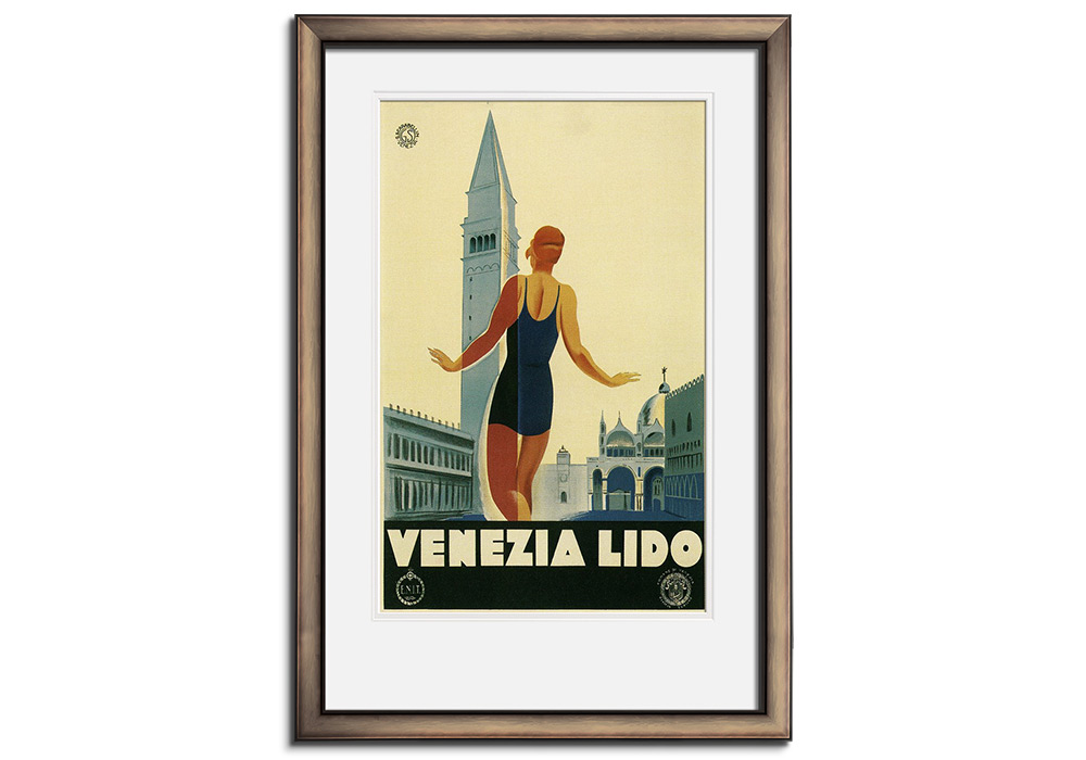 Travel poster for Venice, Italy by 