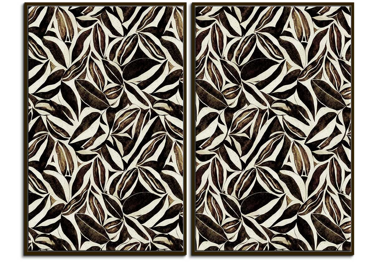 Brown Leaves Pattern by 