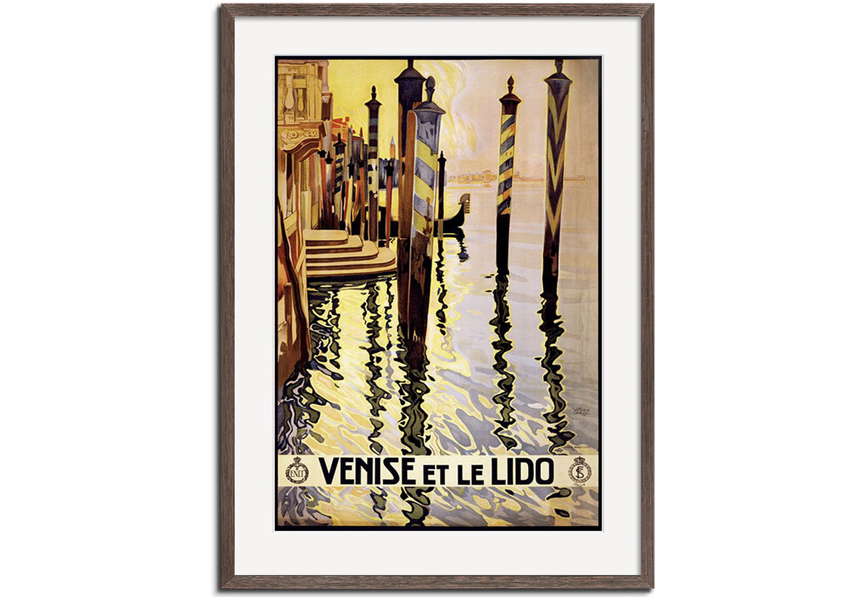 Venise et le Lido poster by 