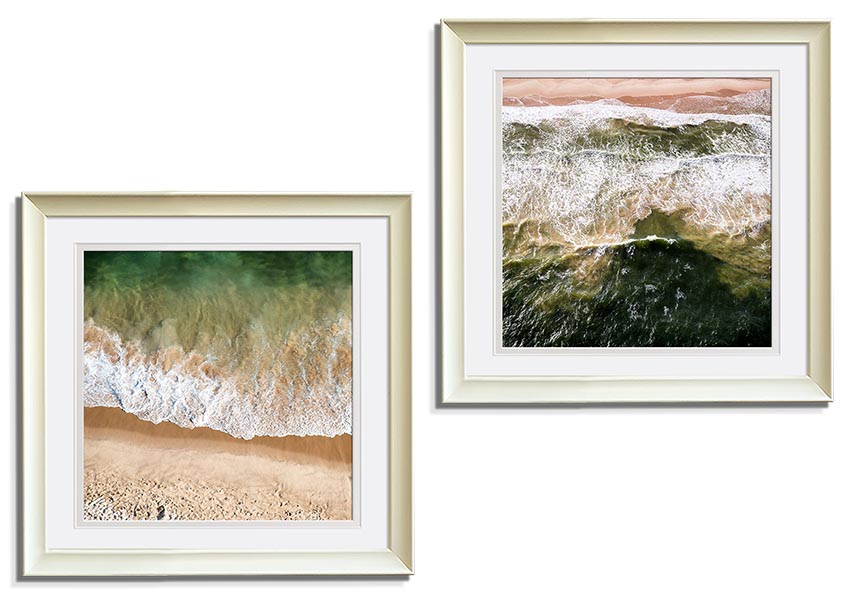 Abstract Aerial beach scenes  by 