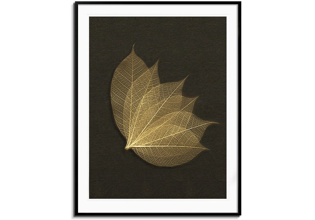 Gold Leaf Fan by 