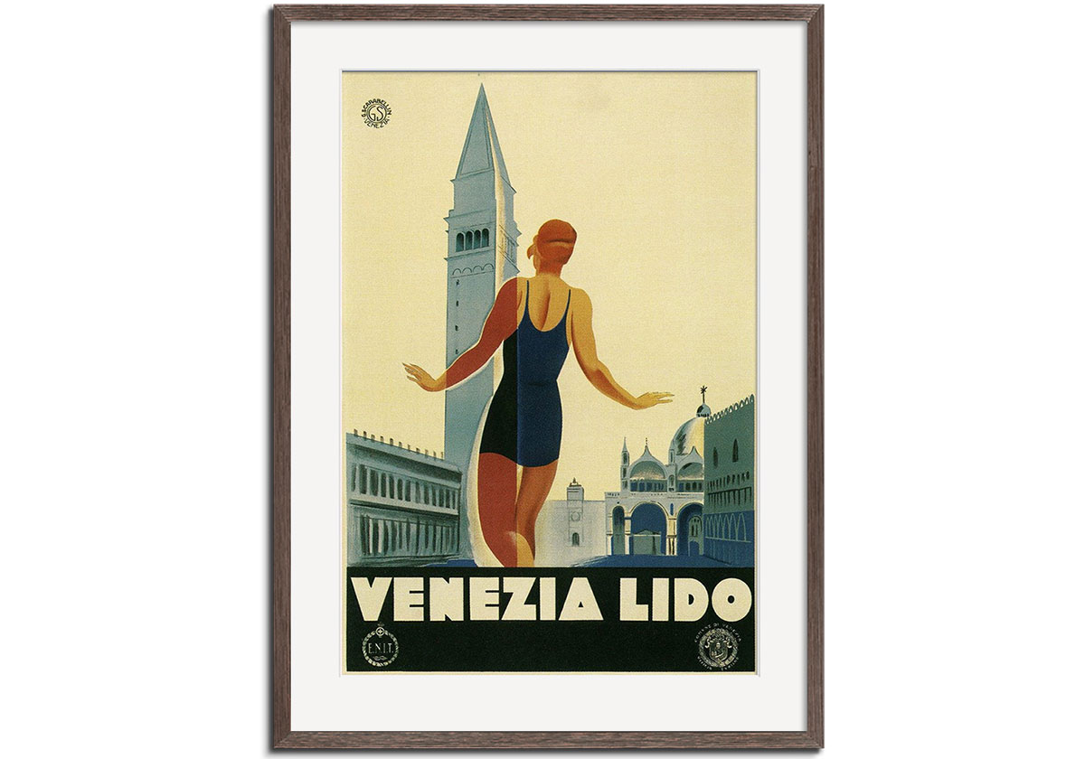 Travel Poster for Venice, Italy by 