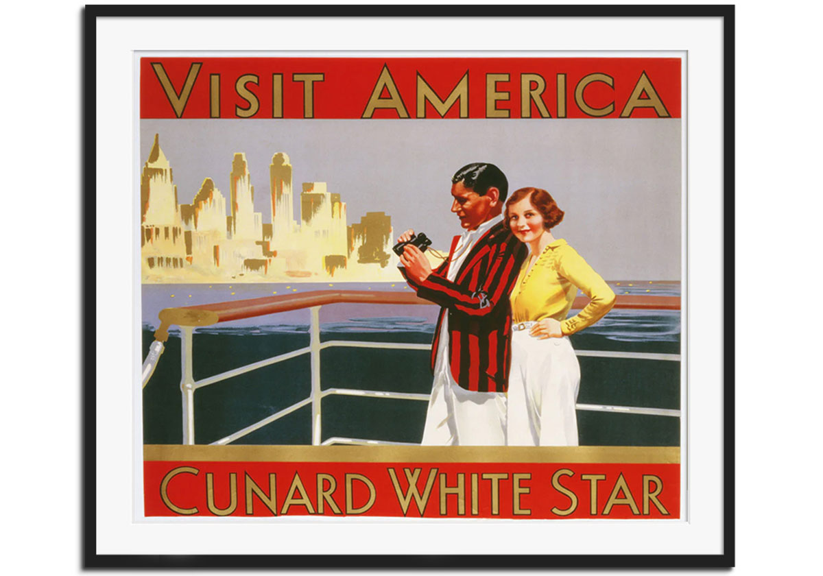 Visit America Poster by 