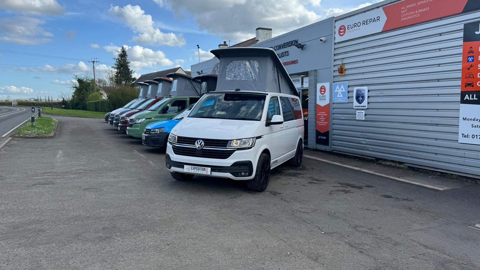  2024 Volkswagen Campervan T6.1 Camper King Monte Carlo De... Illustration 