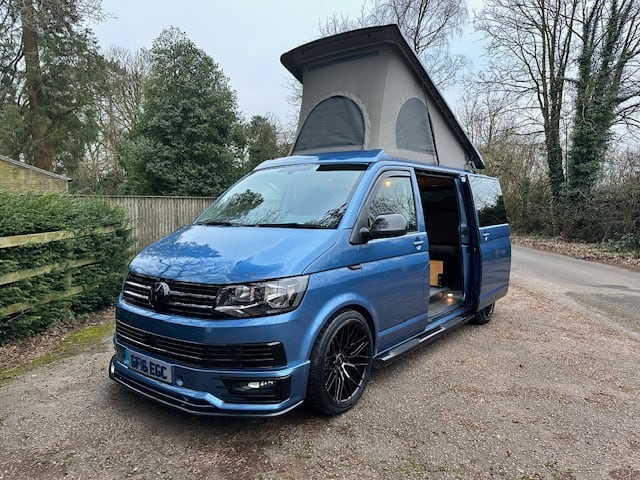 2016 Vw T6 Highline Campervan Acapulco Blue 140ps Manual ...