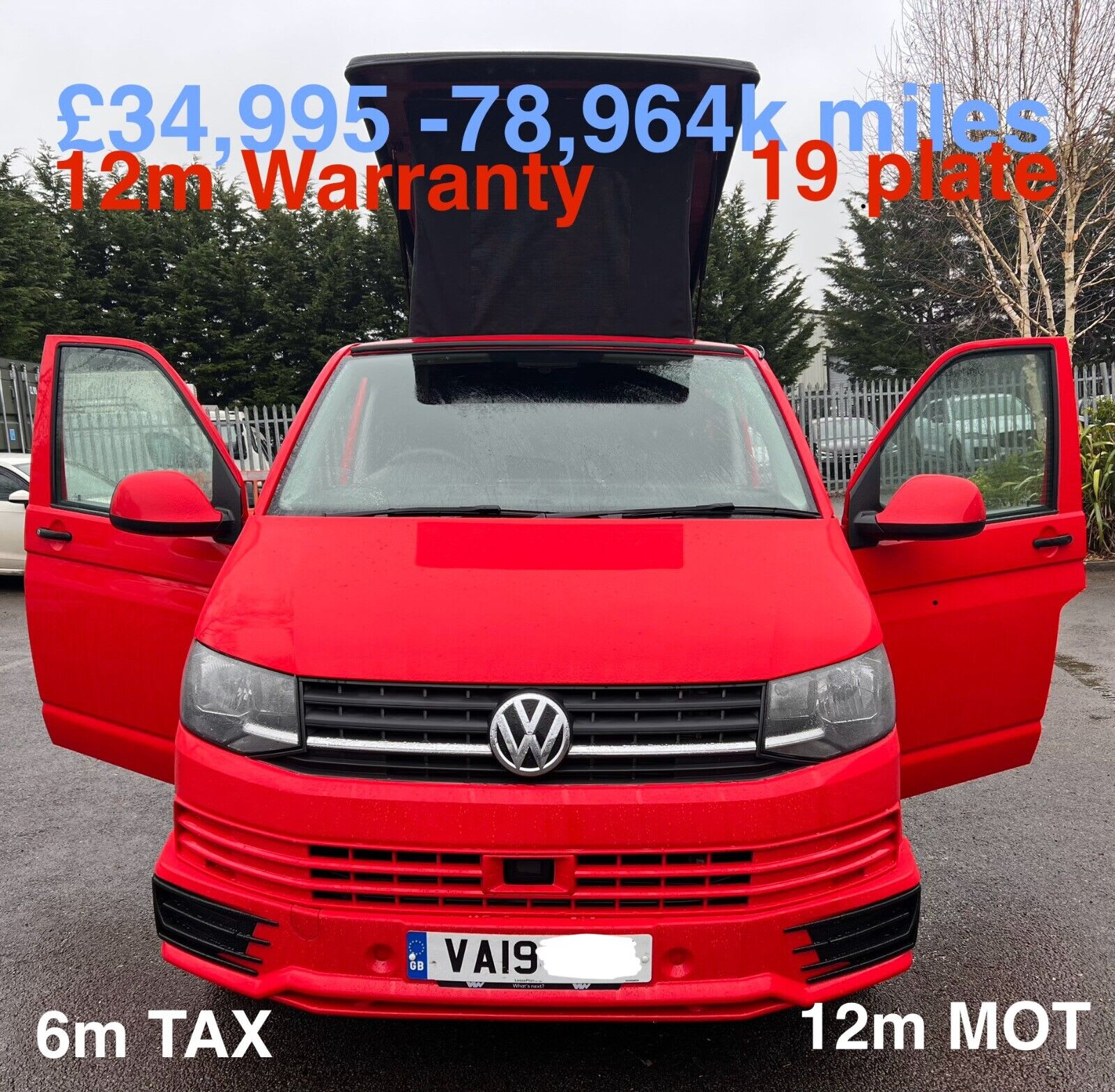 Volkswagen Camper Conversions, 19 21 Plates, T6/t6.1, N...