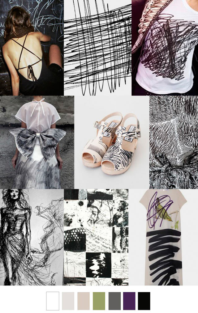 #PatternCurator on #WeConnectFashion, Scratch Pad, #trendboard.