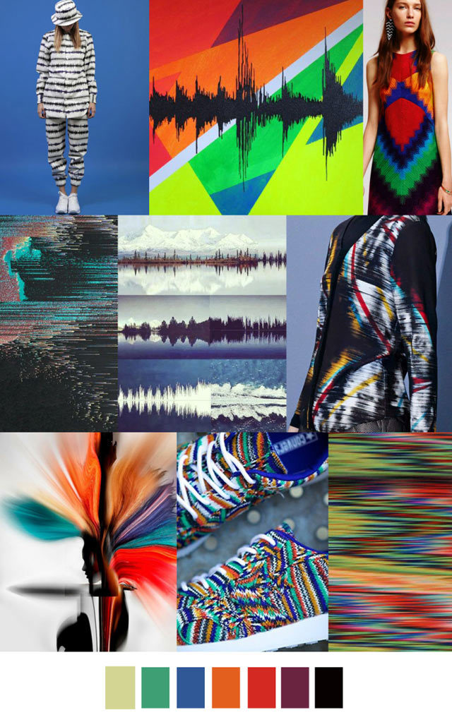 #PatternCurator on #WeConnectFashion, Soundwaves #trendboard.