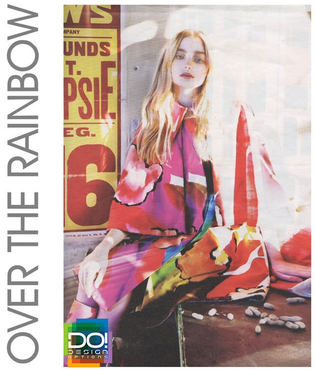 #DesignOptions color trend report on #WeConnectFashion, Women's SS17, Over The Rainbow mood board