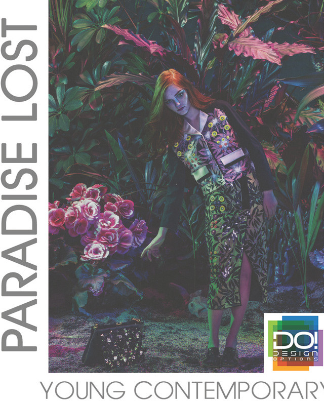 #DesignOptions SS17 color report on #WeConnectFashion, Contemporary Women's mood: Paradise Lost.