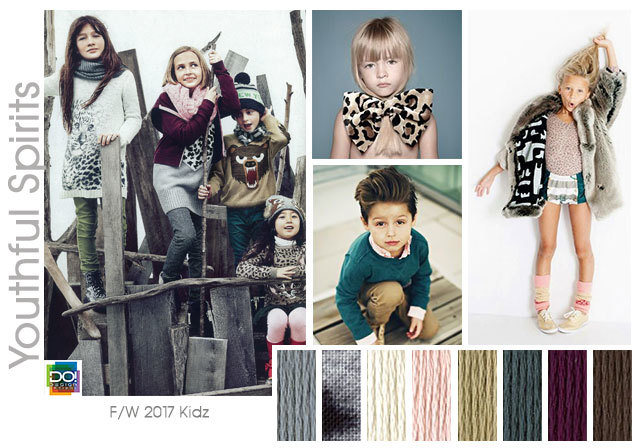#DesignOptions FW 17/18 color on #WeConnectFashion, Kid's trend: Youthful Spirits.