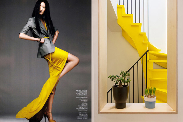 #CarolineCecil on #WeConnectFashion. SS17 power color: Yellow runway