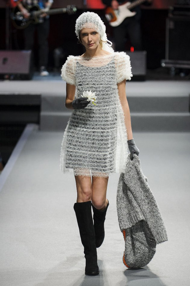 #Trendstop material #trends on #WeConnectFashion, Women's FW 16/17 direction: Clouds of Lace. Designer, Agnes B.