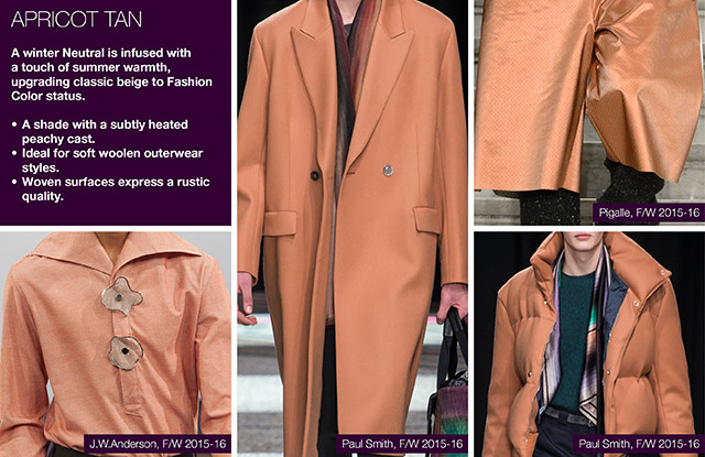 #Trendstop on #WeConnectFashion, Key Menswear Colors FW 16/17.