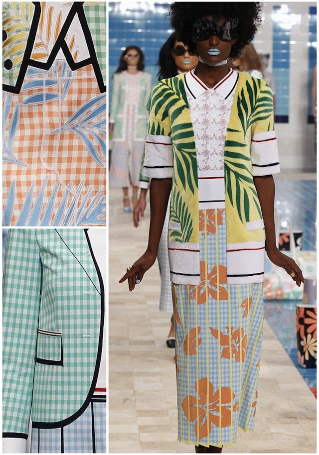 Patternbank on #WeconnectFashion. NYFW Spring 2017 - Thom Browne, photo courtesy of #Vouge