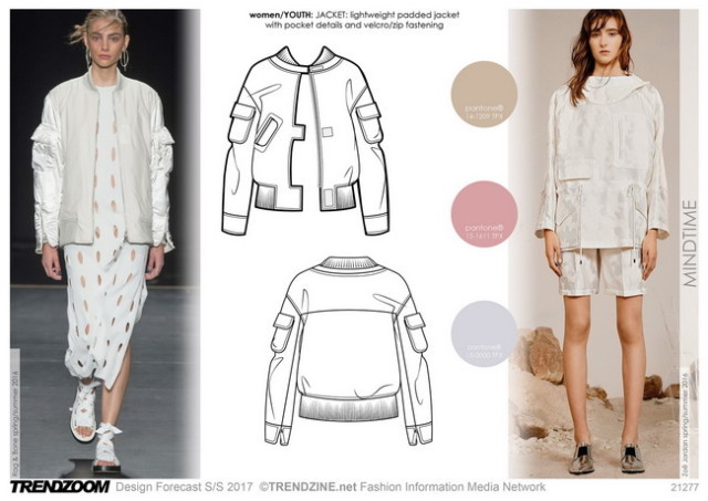 #Trendzoom on #WeConnectFashion SS17 trend board. Women's seasonal direction, Mindtime