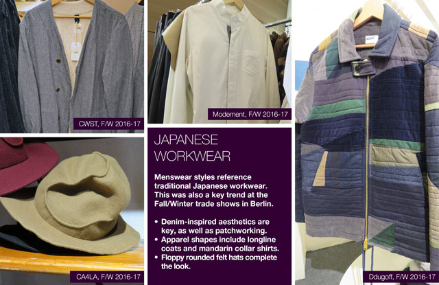 #Trendstop on #WeConnectFashion, Menswear trends FW 16/17 Paris tradeshows: Japanese Workwear.