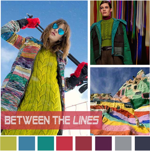 #DesignOptions FW18/19 color report on WeConnectFashion, Women's Market Mood: Between the Lines.