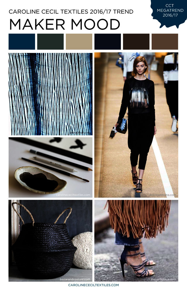 #CarolineCecil on #WeConnectFashion. Maker Mood #trend, FW 16/17 women's market