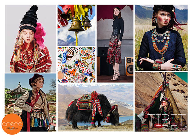 #ArenaInternationalUK on #WeConnectFashion, Key Seasonal Direction, F/W 2016 - 2017, Women's trend: Tibet