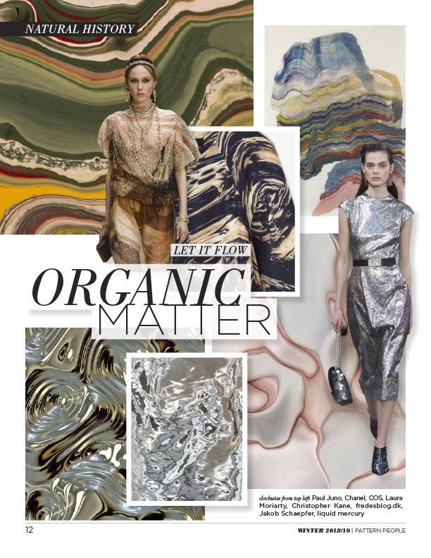 #Pattern People FW 18/19 trend preview, Organic Matter, on #WeConnectFashion