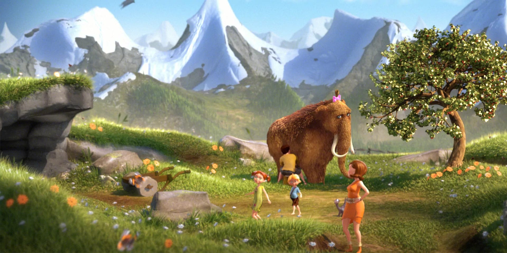 Mamut mit schöner Landschaft