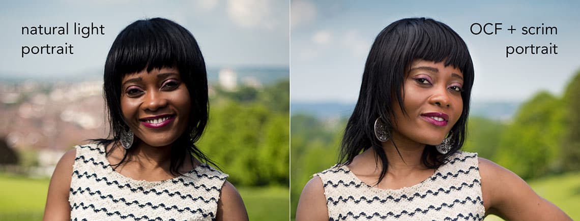 natural light vs off-camera flash technique