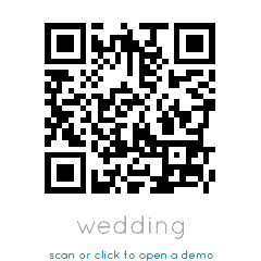 wedding app demo qr-code