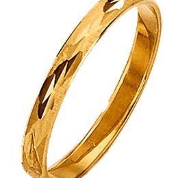Trauring diamantiert Gold met.
