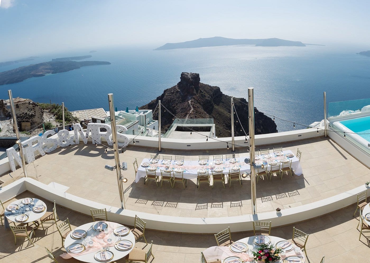 La Maltese Estate - Hotel wedding venue in Santorini, Greece