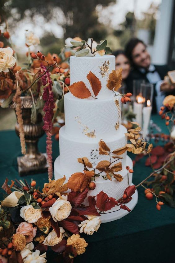 bruidstaart-herfst-decoraties