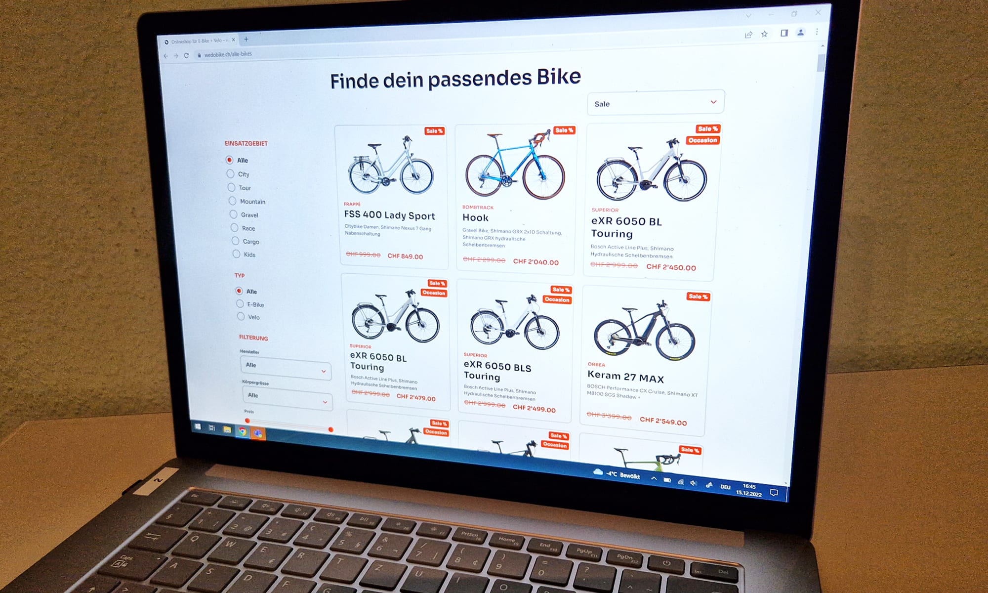 EBike & Velo Store in Rheinfelden wedobike.ch
