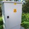 Outdoor electrical distribution box for UPS