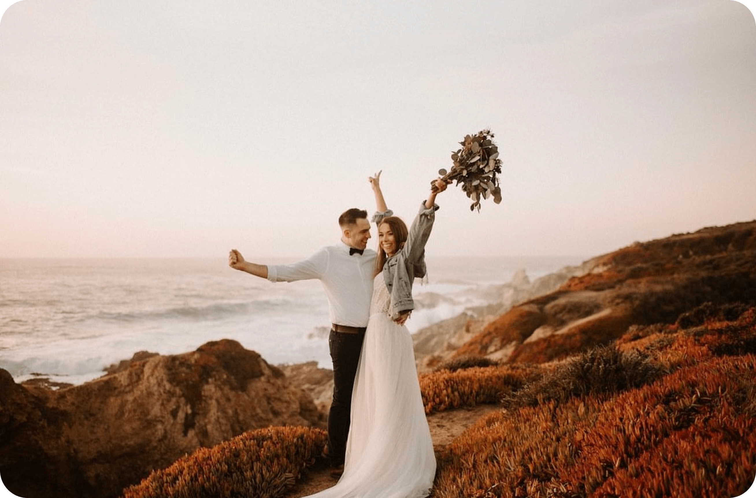 Big Sur Elopement Couple