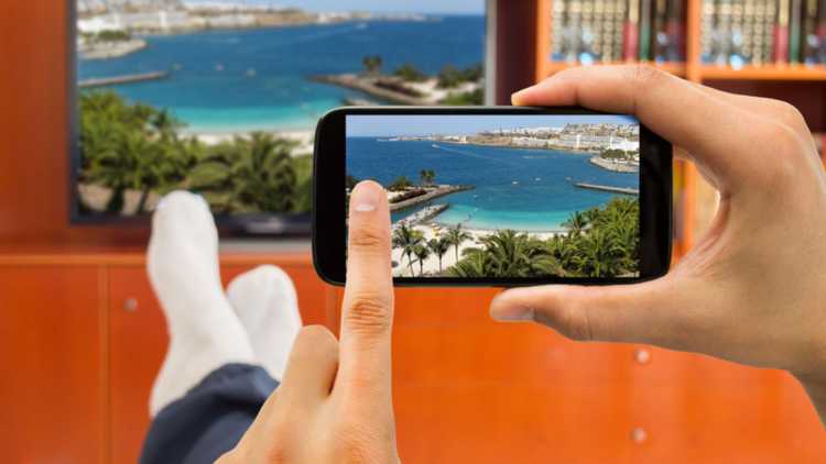 Bekijk je vakantiefoto’s op groot scherm