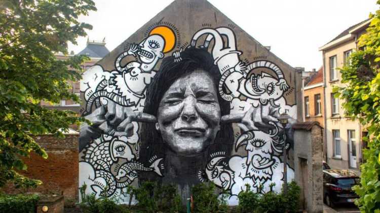 Street art à Lierre