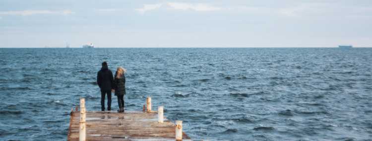 couples à la mer