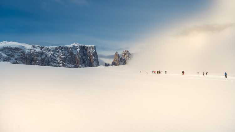 Skiën in de Dolomieten, Italië