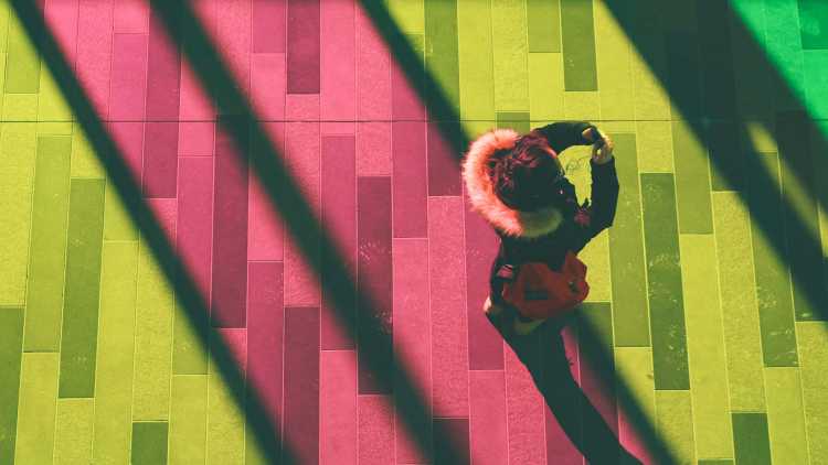 Expérience très colorée