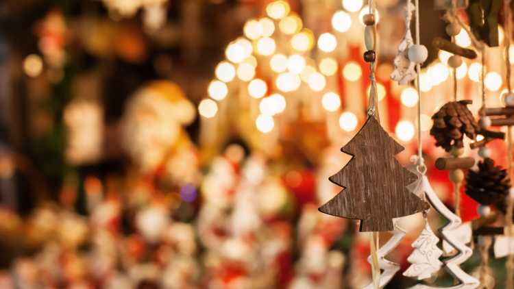 Versierde kerstboom