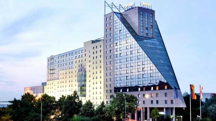 Gevel van het hotel