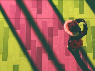 Expérience très colorée