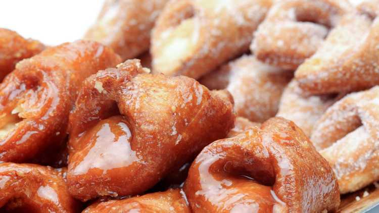 Pestiños de miel y azúcar